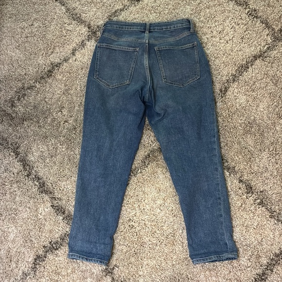 Old Navy High-Rise Curvy OG Straight Classic Blue Women's Jeans - Picture 6 of 6